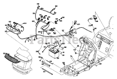 Troy-Bilt 13083 - Troy-Bilt Garden Tractor, Gear Drive (SN: 130830100101 & Above) ELECTRICAL ASSEMBLY