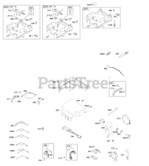 Briggs & Stratton 122012-0133-B1 - Briggs & Stratton Horizontal Engine Controls, Governor Spring, Ignition
