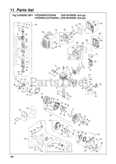RedMax HTZ 2400 - RedMax Hedge Trimmer (SN: 50100000 & Above) (2005-03) 005 - ENGINE UNIT