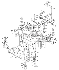 Scag SWZ48-15KH - Scag 48" Walk-Behind Mower, 15hp Kohler (SN: 4070001 - 4079999) Hydraulic Assembly