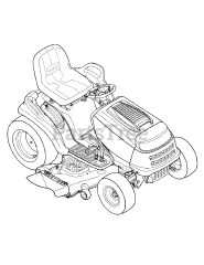 Huskee 13AP625K730 - Huskee Lawn Tractor (2007) (Tractor Supply)
