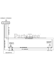 Cub Cadet 59A30033 (59A30033150) - Cub Cadet Power Assist Triple Bagger Wiring Harness
