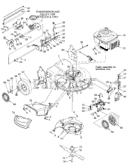 Craftsman 247.370330 (12A-967K099) - Craftsman Walk-Behind Mower (1997) (Sears)