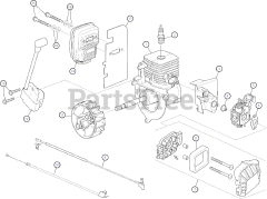 Murray M 25 B (41CS99MS758) - Murray Blower Engine Assembly