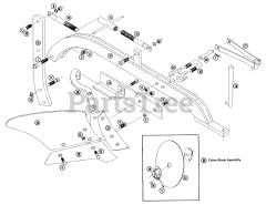 Toro UW-641 - Toro Utility Wagon (1961) Plow  Coulter Pp-101 Parts List