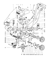 Toro 18221 - Toro Whirlwind Walk-Behind Mower (SN: 008000001 - 008999999) (1968)