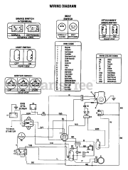 Troy-Bilt 13079 - Troy-Bilt Lawn Tractor, Hydro Drive (SN: 130790100101 & Above) WIRING DIAGRAM