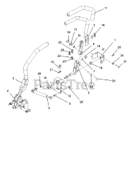 Gravely 915172 (ZTX 42) - Gravely 42" Zero-Turn Mower, 24hp Kohler Pro (SN: 016000 - 019999)