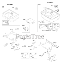 Briggs & Stratton 294447-1046-E2 - Briggs & Stratton Horizontal Engine Fuel Tanks, Fuel Pumps, Fuel Hoses