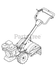 Yard Machines 21AA404B000 - Yard Machines Tiller (2010)