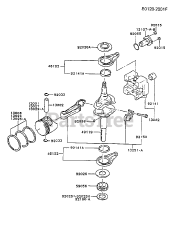 Kawasaki FB460V-BS20 - Kawasaki Engine PISTON/CRANKSHAFT