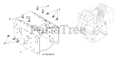 Husqvarna ST 276 EP (961910039-06) - Husqvarna 30" Snow Blower (2012-08) "CHASSIS, ENGINE &amp; PULLEYS"