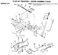 Electrolux/AYP Y 1844 E - Electrolux/AYP Lawn Tractor (1994)