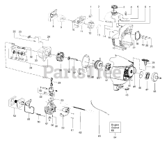 Poulan Pro PP 331 - Poulan Pro String Trimmer Engine Assembly
