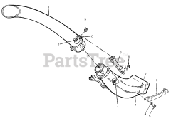 Cub Cadet 306 (190-306-100) - Cub Cadet Triple Rear Bagger Discharge Chute