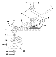 Homelite UT-20735 - Homelite Expand-it String Trimmer Brushcutter Attachment