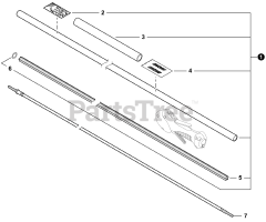 Echo PPF-225 - Echo Pole Saw (SN: E05613001001 - E05613999999) Main Pipe