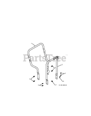 Husqvarna 1130 SB LS - Husqvarna 30" Snow Blower (2009-06) HANDLE