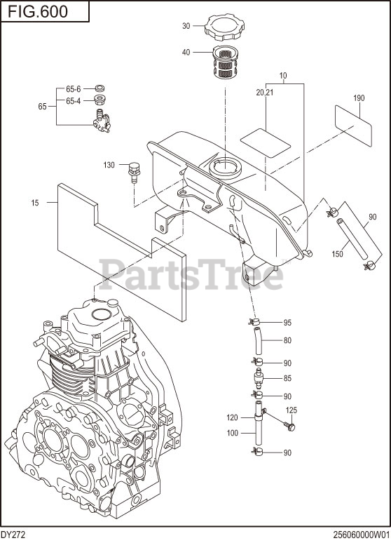 Subaru Robin DY272DD1010 DY27 2