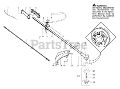 Snapper S 17 DE - Snapper String Trimmer Driveshaft &amp; Cutting Head