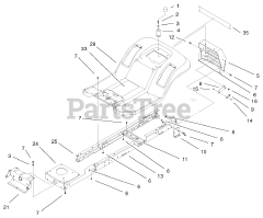 Toro 71226 (16-38 XLE) - Toro Lawn Tractor (SN: 210000001 - 210999999) (2001) Frame Body Assembly