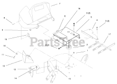 Toro 79301 - Toro 42"/48" Vacuum Bagger for 300 Series Tractors (SN: 200000001 - 200999999) (2000)