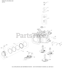 Kohler XT775-3060 - Kohler XT Series Engine, Made for MTD, 7.75 ft-lbs, 173cc 02 CrankCase
