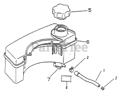 Echo M14V B2Z0 - Echo Lawn Mower Engine Fuel System