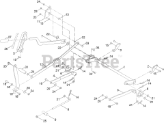 Exmark QZE725GKC50200 - Exmark 50" Quest E-Series Zero-Turn Mower, Kohler KT725 (SN: 413950474 - 416150474) (Rev A) (2023)