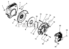 Echo PB-500 - Echo Backpack Blower (SN: P02837001001 - P02837002000)