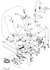 Gravely 42188 - Gravely Hydraulic Lift for PM Gear