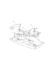 Cub Cadet 19A70023 (19A70023100) - Cub Cadet 54" Mulch Kit att General Assembly
