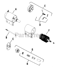 Kohler K241-46754 - Kohler K-Series Engine, Made for International Harvester, 10hp, 7.5kW Electric Start, Bendix Drive (Cont.) 0209011590