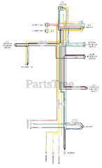 Scag SWZT36-14FS - Scag 36" Walk-Behind Mower, 14hp Kawasaki (SN: J7200001 - J7299999) SWZT Electrical Schematic - Electric Start