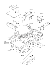 Husqvarna MZ 5424 S (967003903) - Husqvarna 54" Zero-Turn Mower (2013-07) FRAME