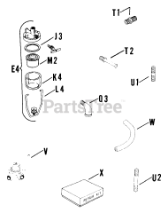 Kohler K161-28635 - Kohler K-Series Engine, Made for Moto Mower, 7hp, 5.2kW Fuel Pump (Cont.) 0203014523