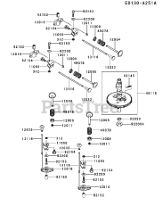 Kawasaki FX730V-BS40 - Kawasaki Engine VALVE/CAMSHAFT