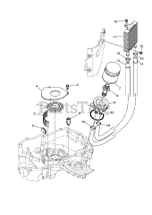 Gravely 08201220 - Gravely MX825v EFI Engine Oil Cooler