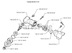 Husqvarna 322 R - Husqvarna String Trimmer (1999-03) Head Assembly
