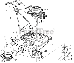 Lawn-Boy 6200 - Lawn-Boy Walk-Behind Mower (SN: 800000001 - 899999999) (1958) Models 3200 And 3200a Mowers
