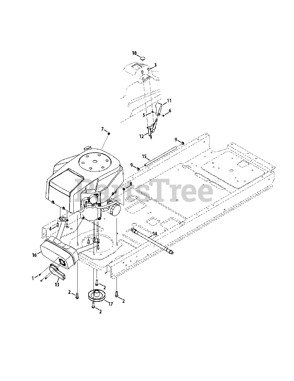 Craftsman 247.204191 (17ARCACW099) Craftsman Z6600 ZeroTurn Mower (2015) Engine Accessories