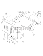 Cub Cadet M54-KW (53AI8CT4050) - Cub Cadet 54" Tank Zero-Turn Mower, 25hp Kawasaki Rear Bumper