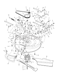 Murray 309006x00A - Murray 30" Rear-Engine Riding Mower (2006) Mower Housing