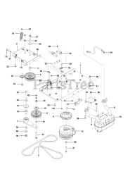 Husqvarna MZ 5424 S (967003903) - Husqvarna 54" Zero-Turn Mower (2013-07) ENGINE PLATE