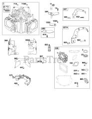 Briggs & Stratton 44U677-0010-G1 - Briggs & Stratton Vertical Engine Cylinder Group