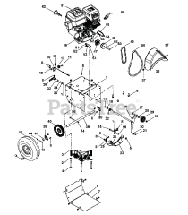 Ariens 939401 - Ariens Sno-Tek 20" Snow Blower, 136cc LCT (SN: 075000 - 084999)