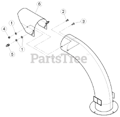 Bear Cat DL 8 - Bear Cat 8" Debris Loader, 404cc Subaru (SN: F03552 - G08591) Deflector Kit