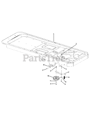 Cub Cadet RZT-50 (17WI2ACP056) - Cub Cadet 50" RZT Zero-Turn Mower, Kawasaki (2010) Frame &amp; Drive Idler Assembly