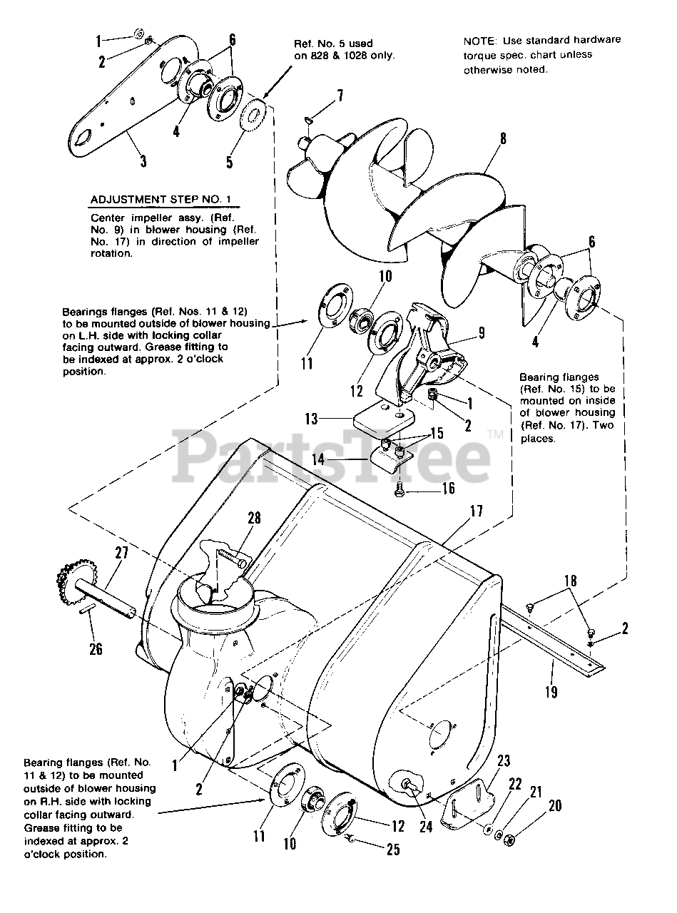 Simplicity 828 (1690588) Simplicity Snowbuster 28" Snow Thrower, 8hp