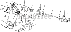 Cub Cadet 1204 (147-610-100) - Cub Cadet Garden Tractor (SN: 756300 - 799999) Clutch and Controls